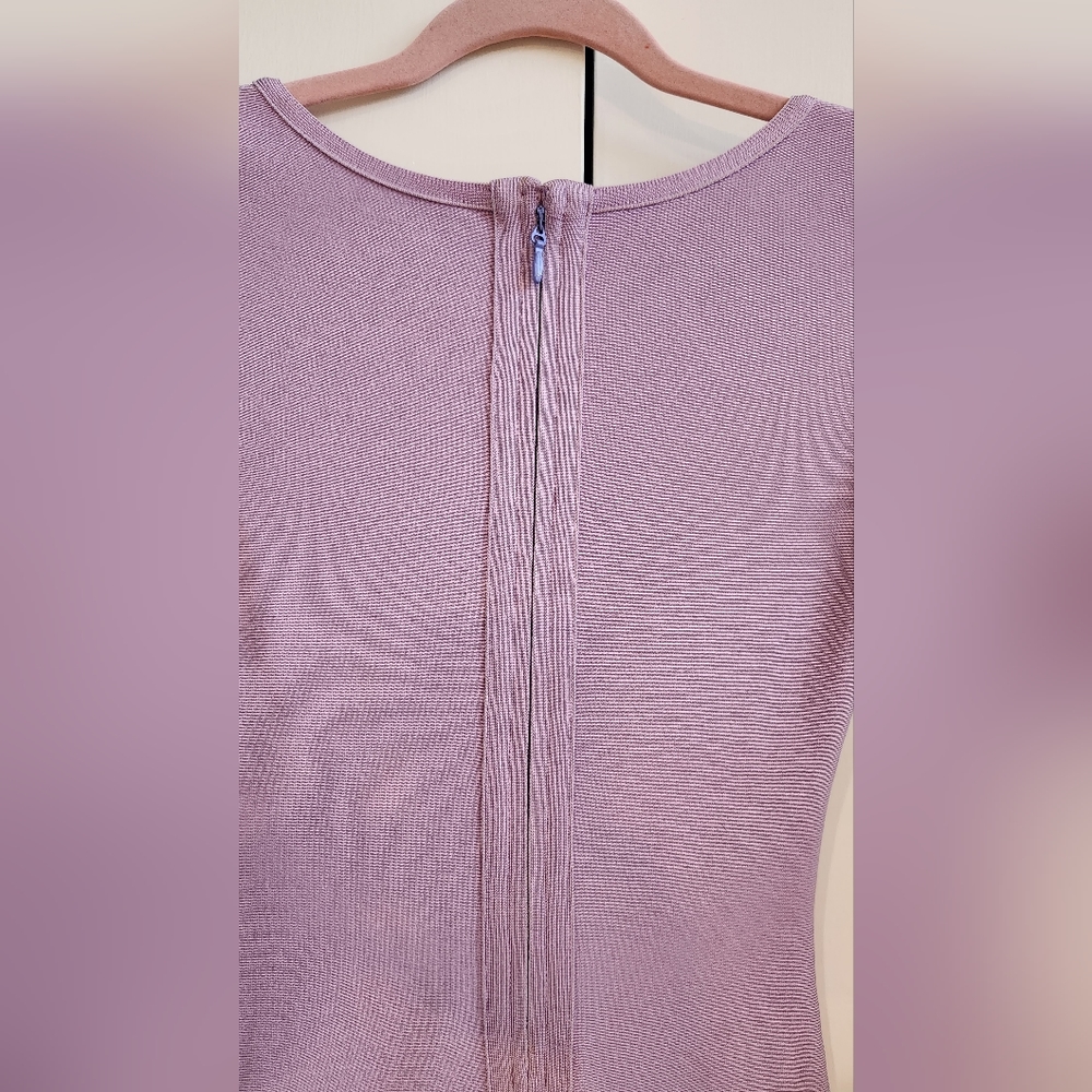 Lilac Bandage Dress, Size Medium - Picture 3 of 5